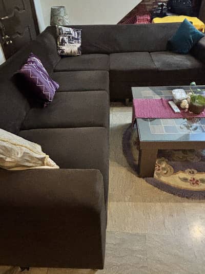 L shape sofa