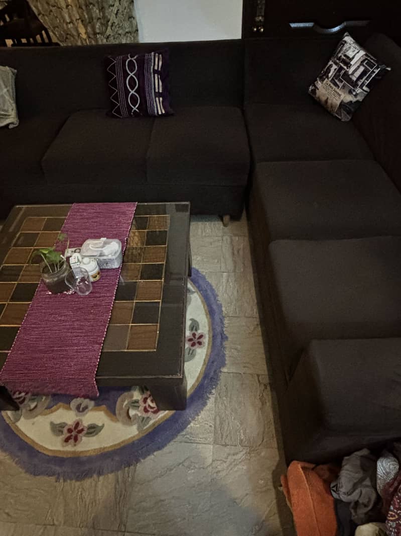L shape sofa 1