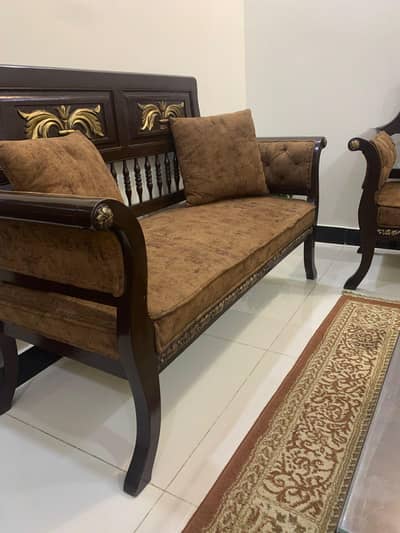 4 Seater Sheesham sofa set