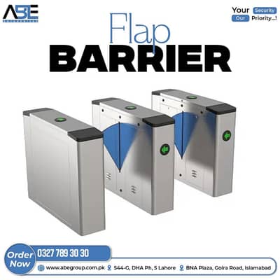 Automatic Flap Barrier with RFID Card Access System