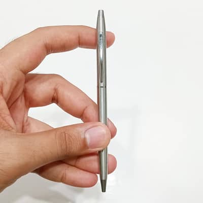 Vintage Cross Classic Stainless Steel Slim Refillable Ballpoint Pen
