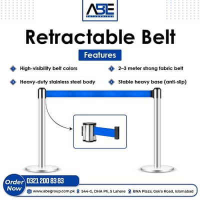 Stanchion Pole (Retractable Belt Barrier / Queue Manager)