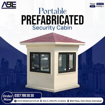 Portable Prefabricated Security Cabin
