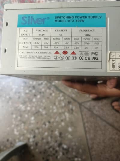 Desktop PC power supply ATX - 400W