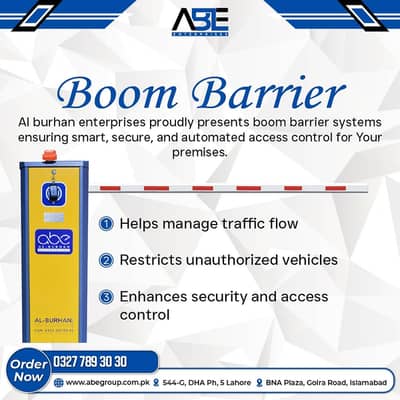 Automatic Boom Barrier, RFID E-Tag Parking & Access Control System