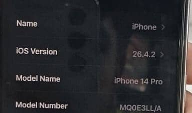 Iphone 14pro LLA/esim