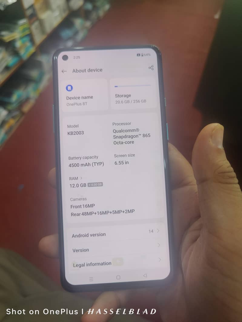 One Plus 8T 0