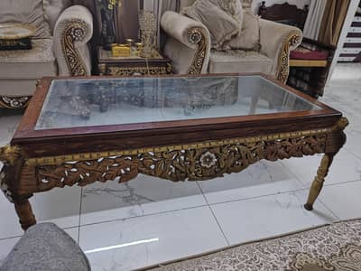 sofa center table and 2 side tables