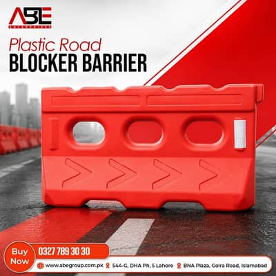 Plastic Road Barrier Water Filled Safety Blocker Traffic Barrier