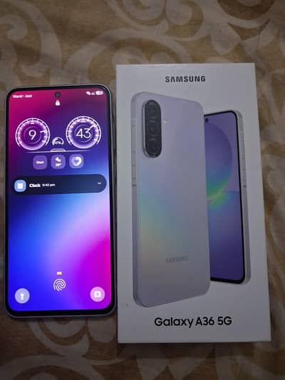 Samsung A36 Brand New Condition.