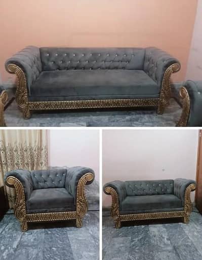 sofa set 1 2 3 seater new condition