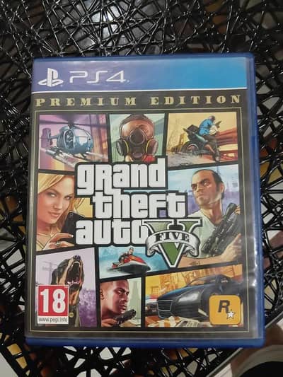 GTA V for PS4 Clean DVD without any scratch