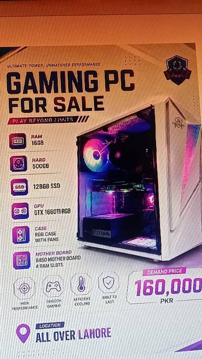 GAMING PC FOR SALE