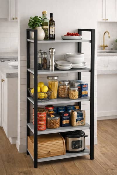 Modern 5-Tier Kitchen Storage Rack