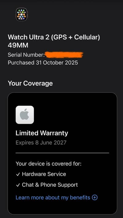 BRAND NEW APPLE WATCH ULTRA 2 – 49MM BLACK TITANIUM