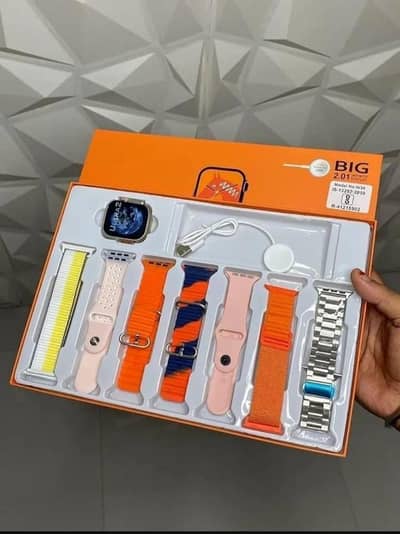7 strap smart watch all smart phone function also Bluetooth option