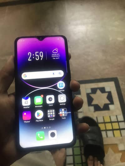 OPPO A7 box ka sath