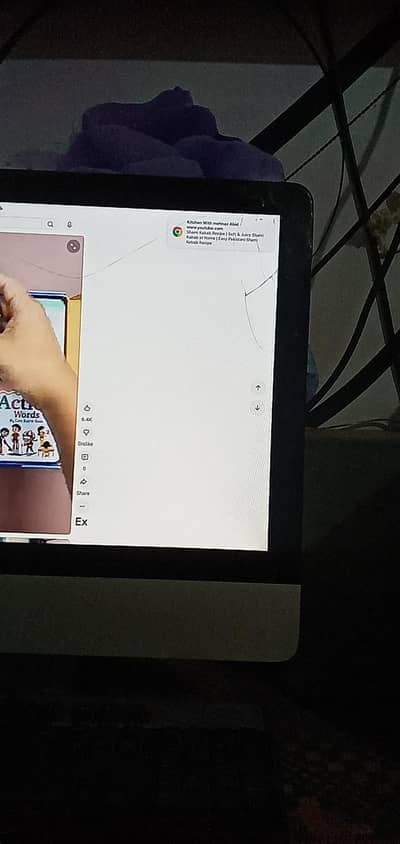 imac 2013 core i5 1tb hard 8gb ram glass break urgent sale