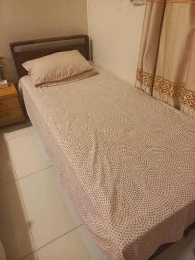 Single bed with mattress for sale & Rug for sale