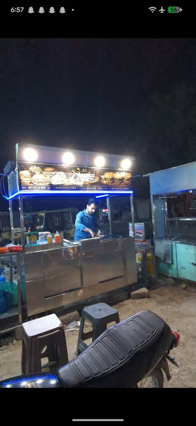 Fast food Cart / Food Stall / Display Counter / Food Counter For Sale