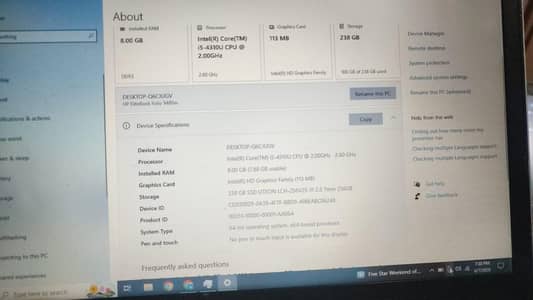 HP elitebook Folio 9480m