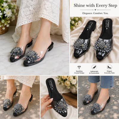 Women’s synthetic leather flats maroon and white and black