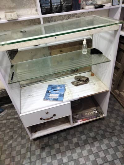 Counter and 3 Almari And Mobile accesorise For sale