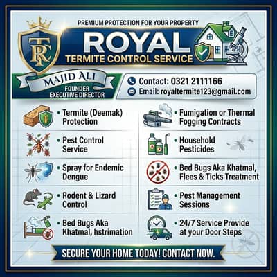House Pest Removal - Termite damage Repair - Fumigation Service