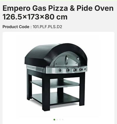 Empero Gas Pizza & Pide Oven made in turkey