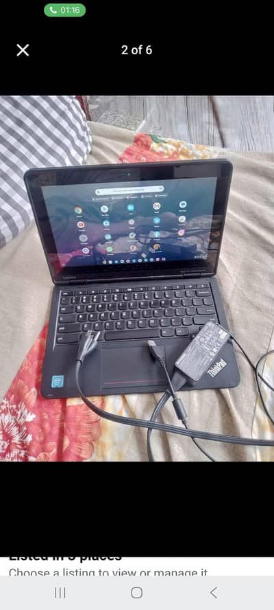 Lenovo think pad yoga 11e chrome 4/16 (extendable) touch screen