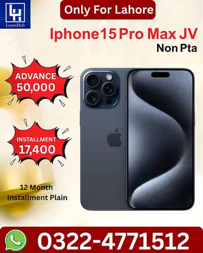 Apple iPhone 15 Pro Max Non Pta JV On Easy Installment