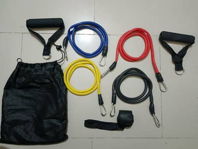 Power Resistance Bands Set – Home Gym Workout Equipment