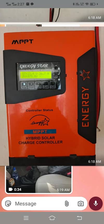 solar charge controller hybrid 1200 ward working condition