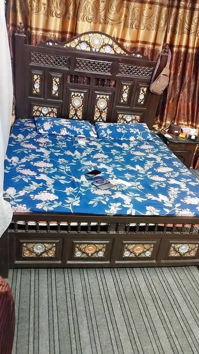 for sale bed and dressing