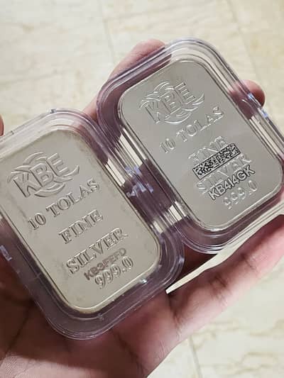 KBE 10 Tola Silver Biscuit(updated rate on call)