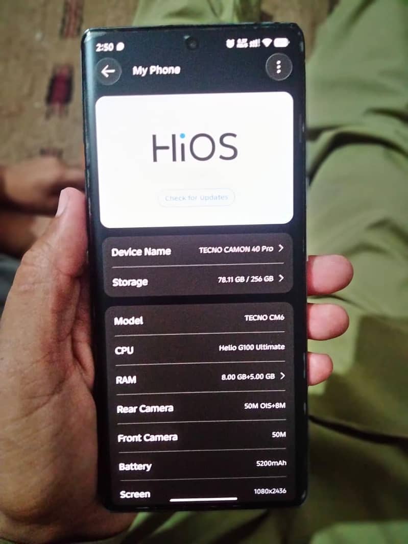 Tecno CAMON 40 Pro 1