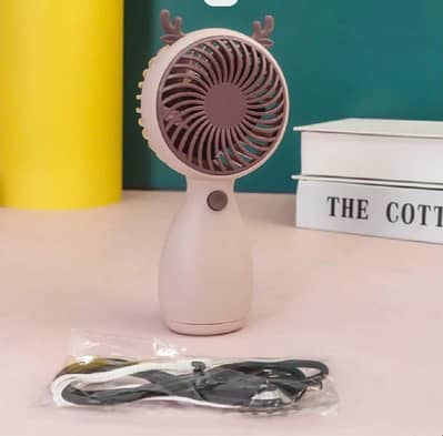 Rechargeable Animal Ears Fan Multicolor Portable