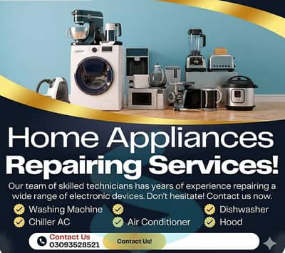 Automatic washing machine repair  / kitchen hood repairing  services