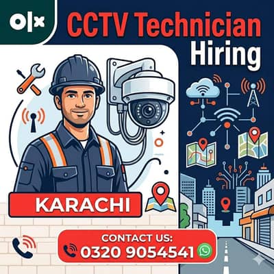 cctv helper and technician
