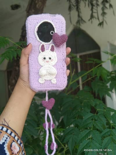 crochet mobile cover customize order