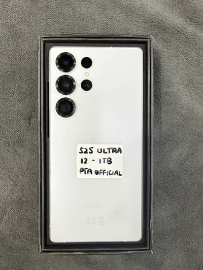 SAMSUNG GALAXY S25 ULTRA 12-1TB GB OFFICIAL PTA APPROVED WHITE