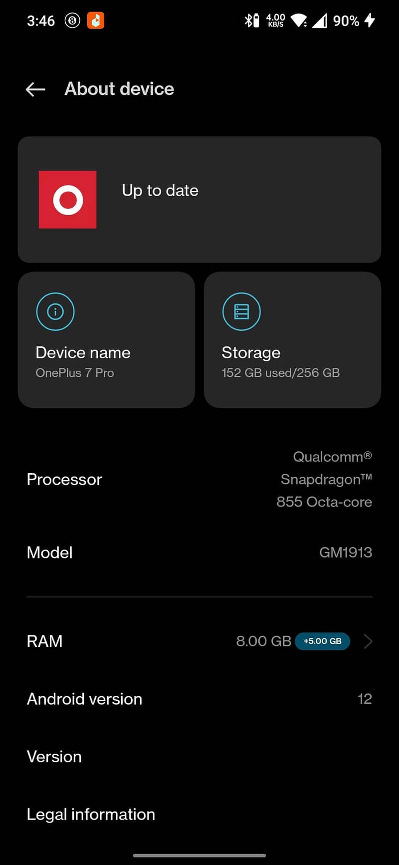 one plus 7 pro 0