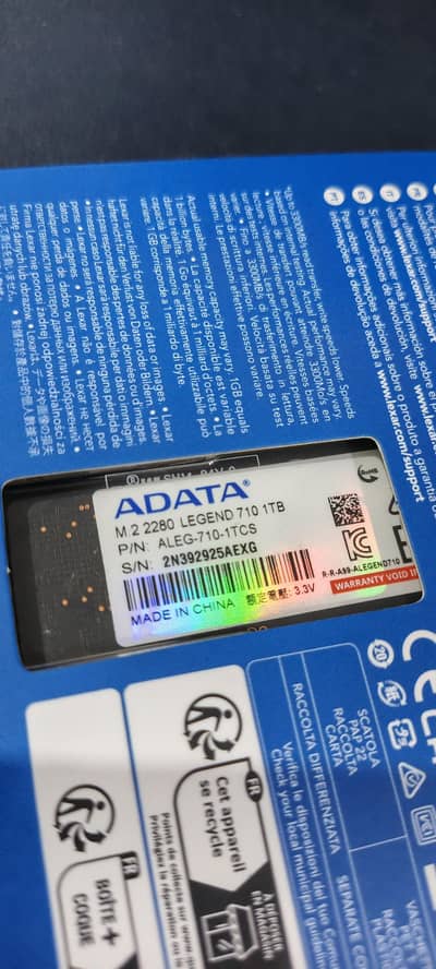 ADATA 1-TB Legend 710 NVME Brand New For sale