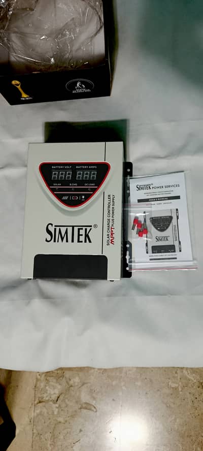 Simtek 70A MPPT Plus Hybrid-battery k sath aur bina battery k b chalta