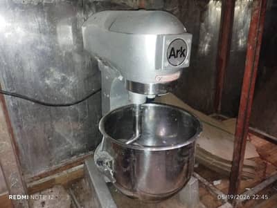 pizza oven and dough mixer