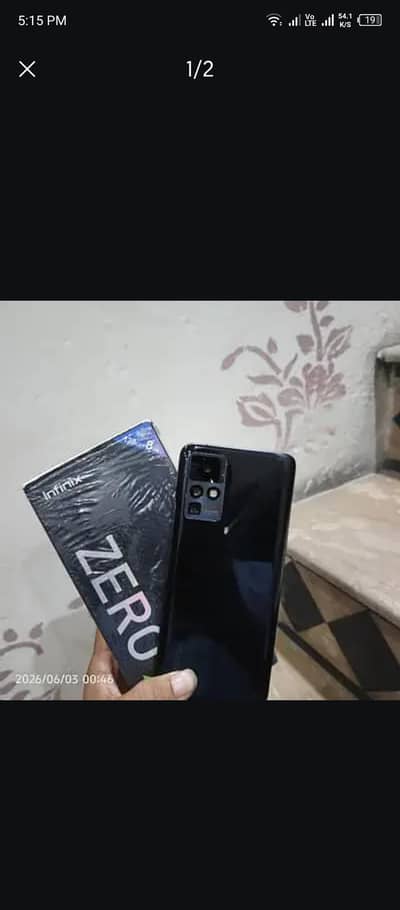 Infinix Zero X Neo 8/128 with box/charger
