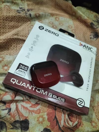 Zero Lifestyle Earbuds Quantum Z in blazing Red Color