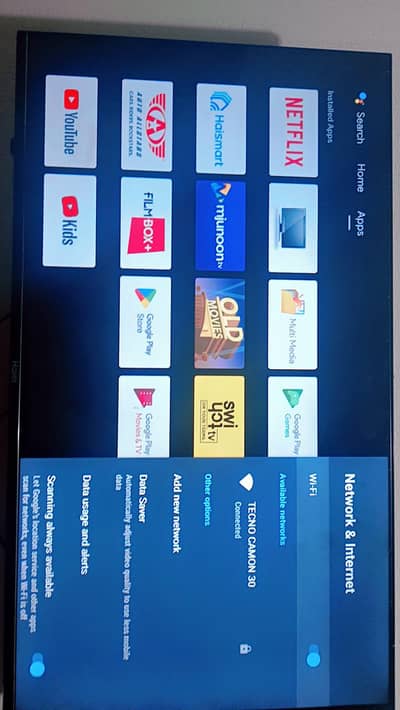 Haeir 40 k"6600 Android smart LED & LCD Tv _ Full HD 1080p  Google