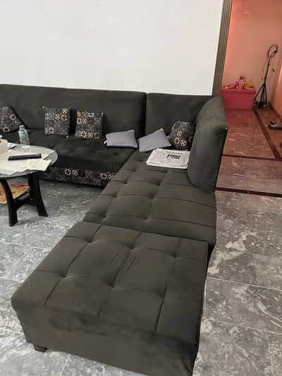 L shaped 7 seater sofa
