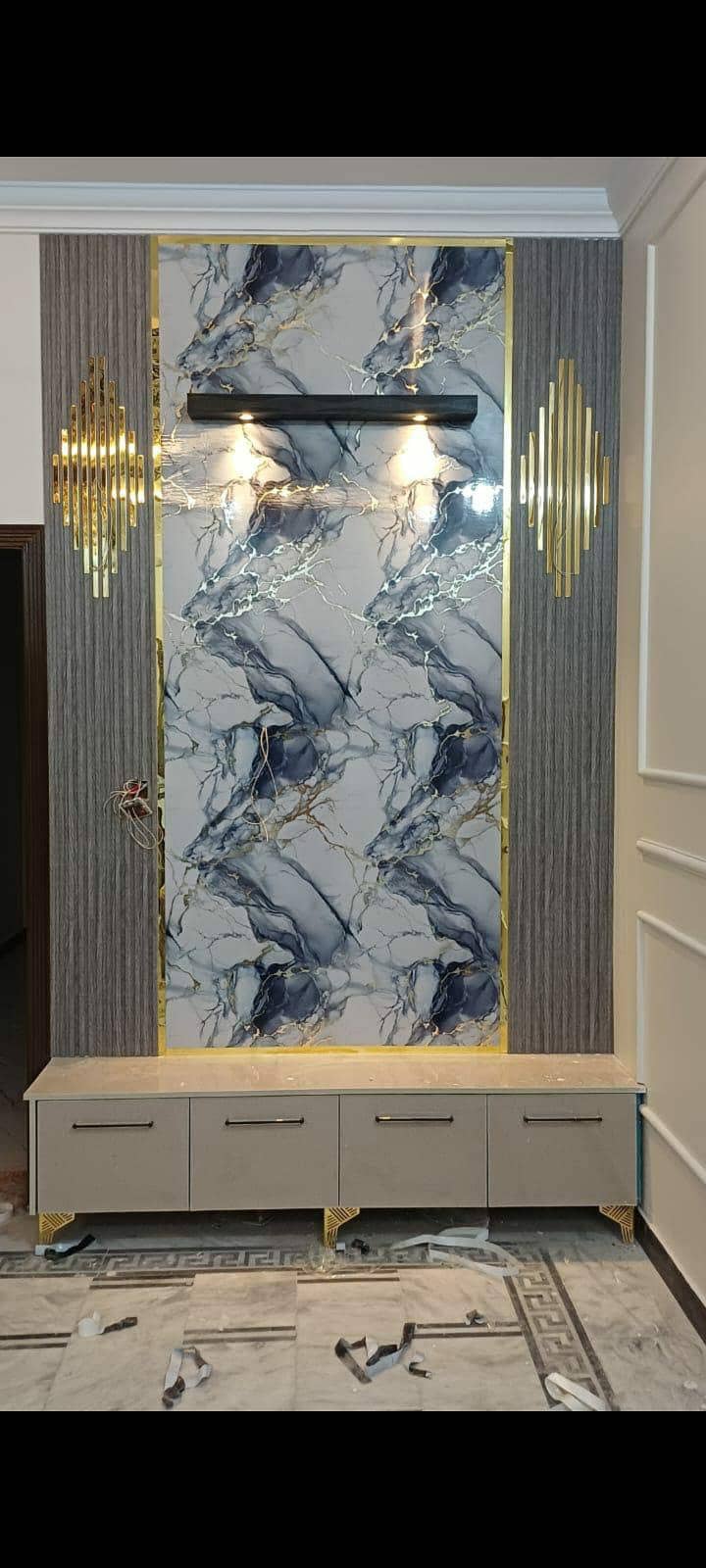 all interior design work completely 16